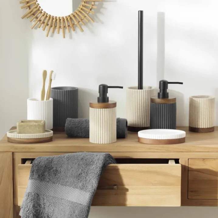 Distributeur de savon en acacia
