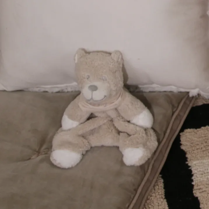 Doudou ours beige