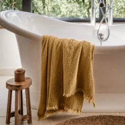 Drap de bain en gaze de coton