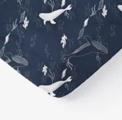 Drap-housse bébé en jersey 100% coton extensible baleine