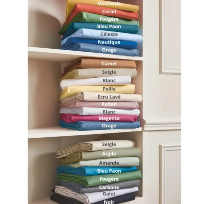 Drap Housse coton bonnet 23 cm fabriqué en France