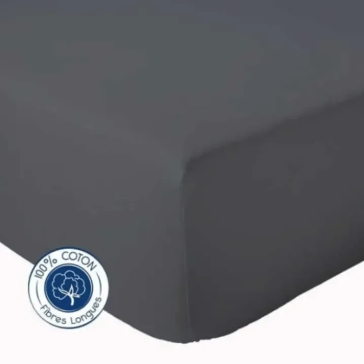Drap Housse coton bonnet 23 cm fabriqué en France