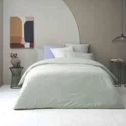 Drap housse en coton Lavé Oekotex