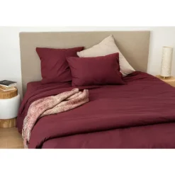 Drap housse en coton Lavé Oekotex