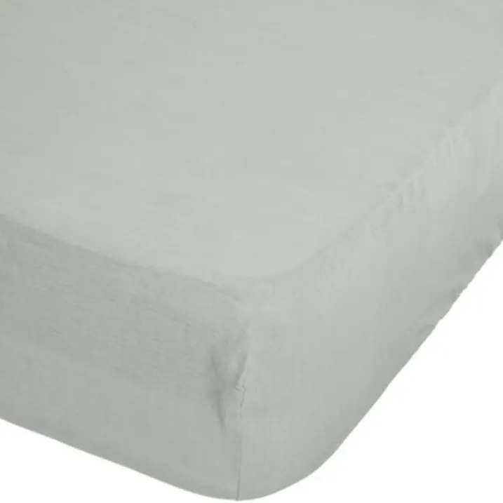 Drap housse en 100% lin