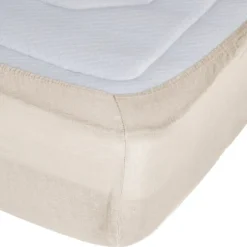 Drap housse en 100% lin