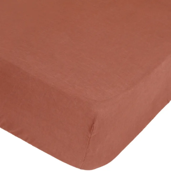 Drap housse en 100% lin