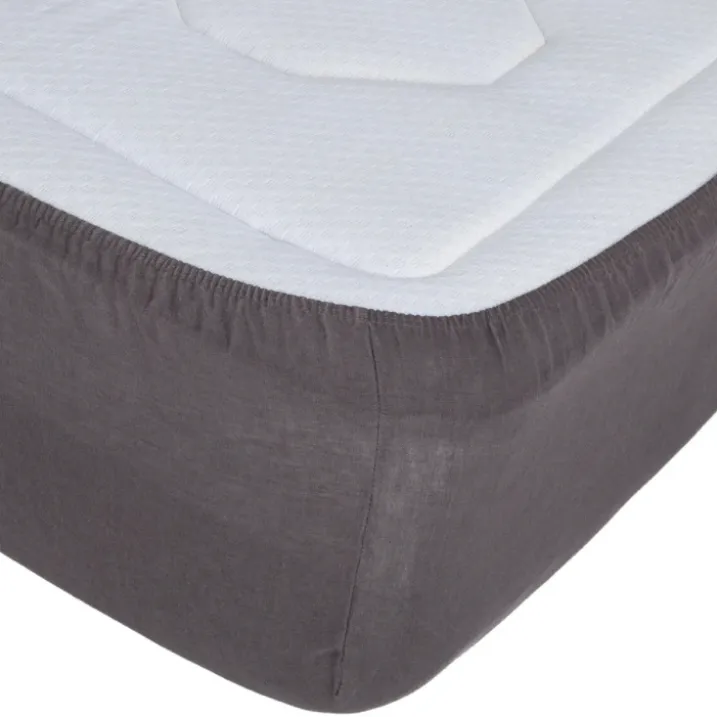 Drap housse en 100% lin