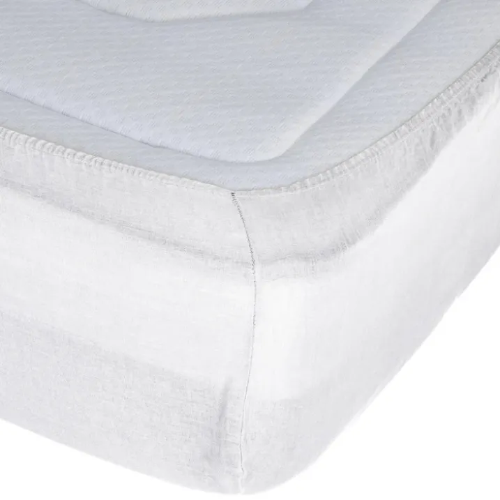 Drap housse en 100% lin