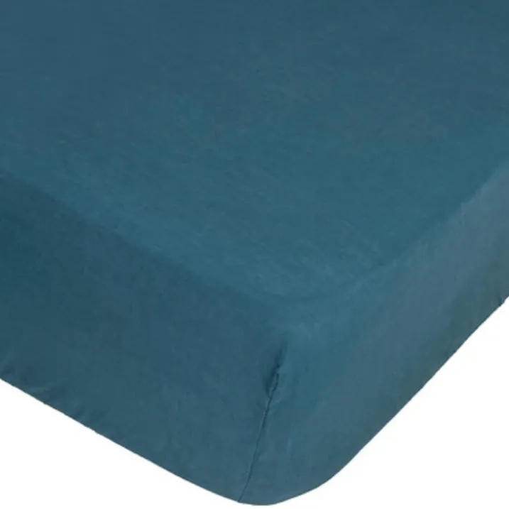 Drap housse en 100% lin