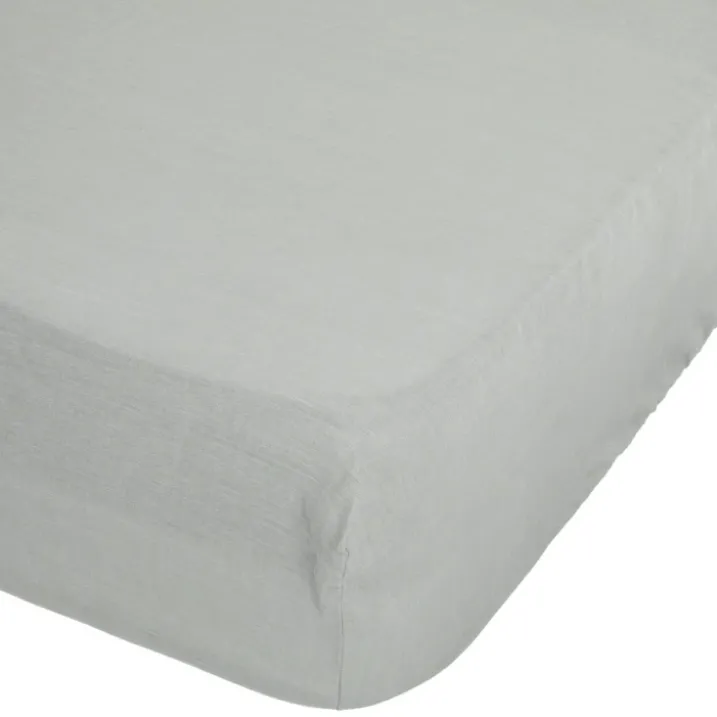 Drap housse en 100% lin