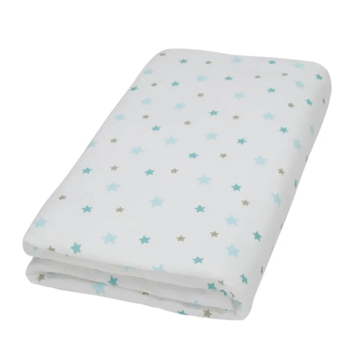 Drap housse imprimé étoiles