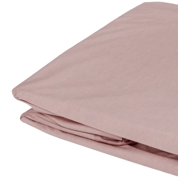 Drap housse élastiqué en 100% coton peigné