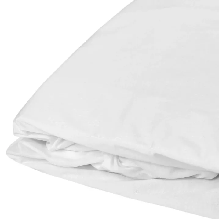 Drap housse élastiqué en 100% coton peigné