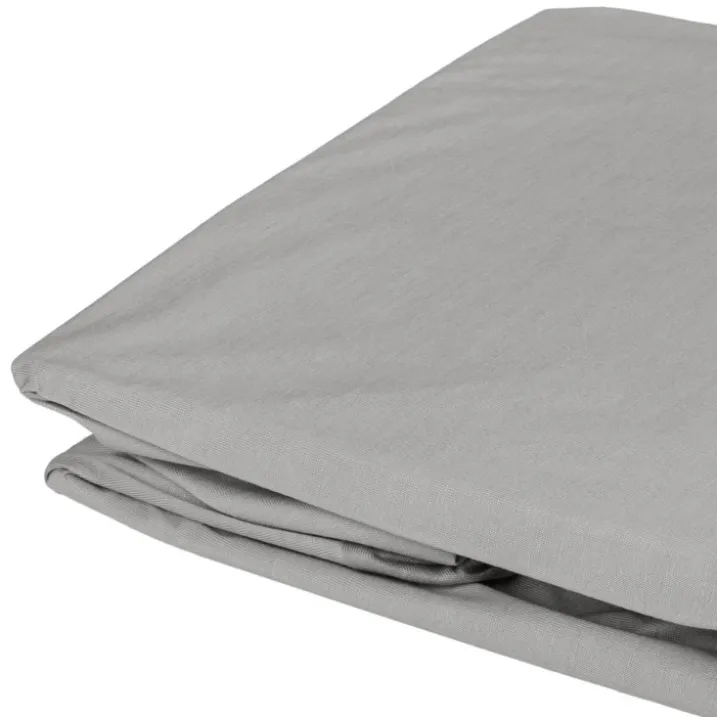 Drap housse élastiqué en 100% coton peigné