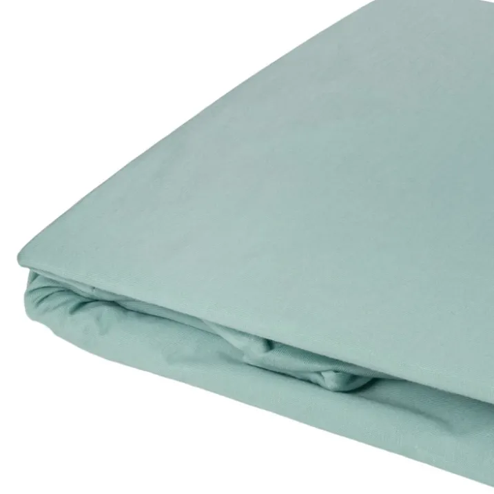 Drap housse élastiqué en 100% coton peigné