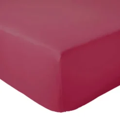 Drap Housse Uni bonnet 30 cm 100% Coton