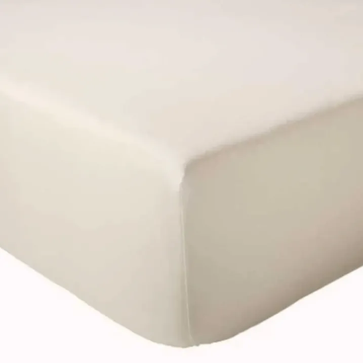 Drap Housse Uni bonnet 30 cm 100% Coton