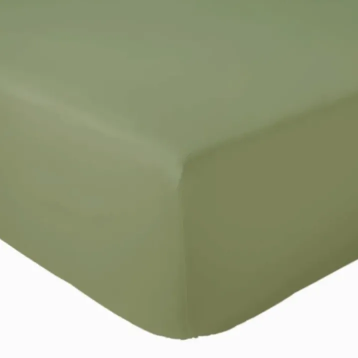 Drap Housse Uni bonnet 30 cm 100% Coton