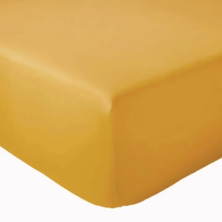 Drap Housse Uni bonnet 30 cm 100% Coton