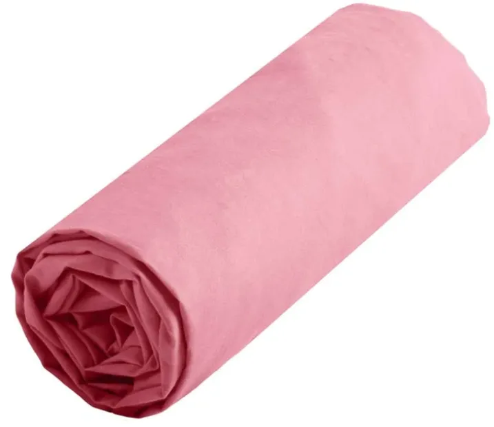 Drap housse uni en coton