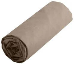 Drap housse uni en coton
