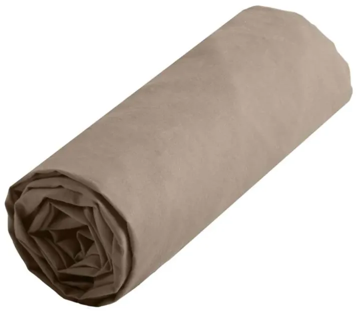 Drap housse uni en coton