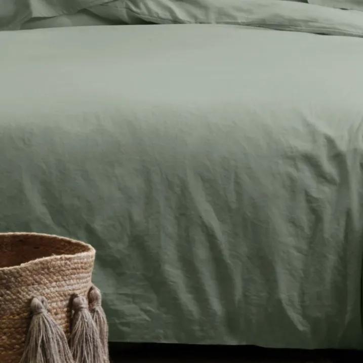 Drap housse uni en coton bio