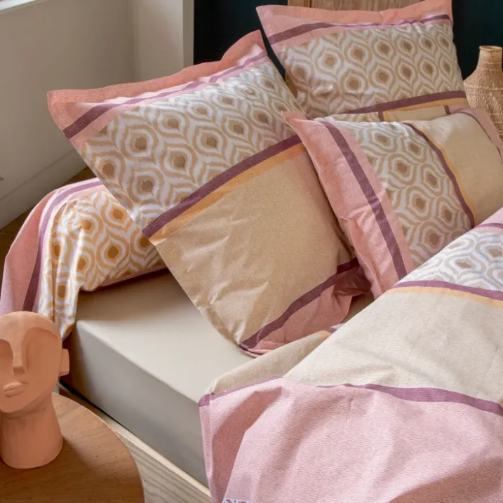 Drap plat coton ethnique