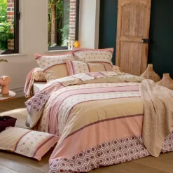 Drap plat coton ethnique