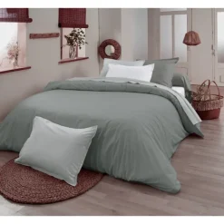 Drap plat en 100% coton biologique