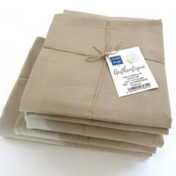 Drap plat en 100% coton biologique