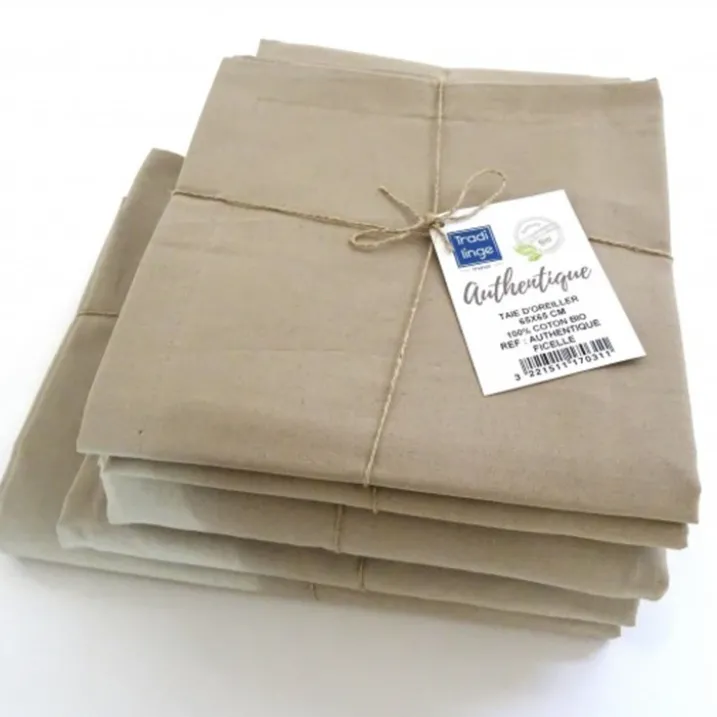 Drap plat en 100% coton biologique
