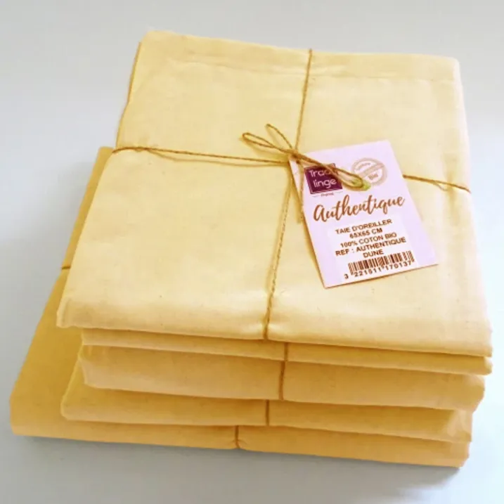Drap plat en 100% coton biologique