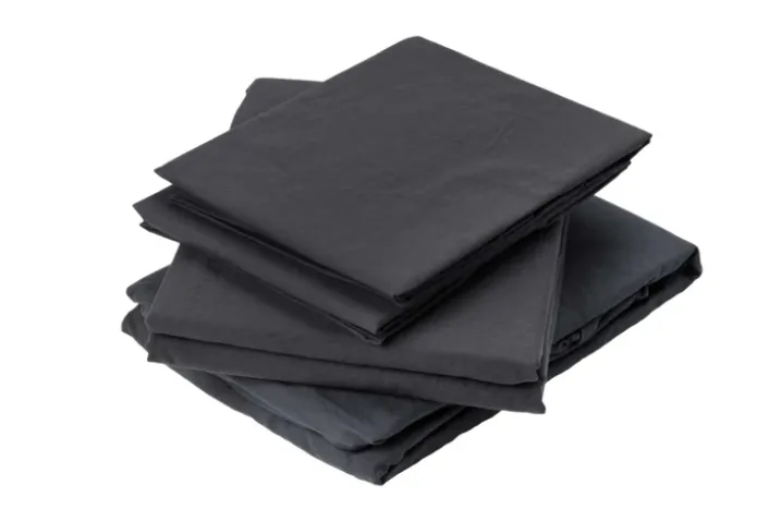 Drap Plat en Coton Lavé