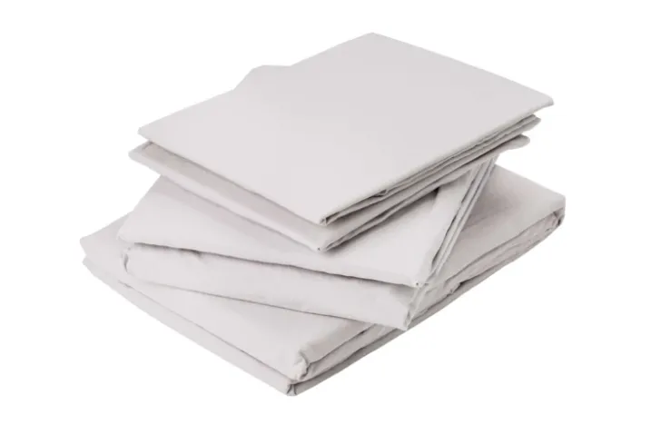 Drap Plat en Coton Lavé