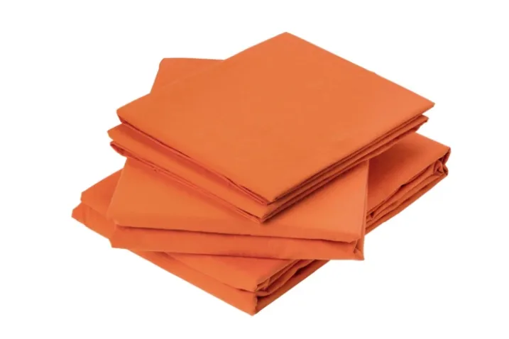 Drap Plat en Coton Lavé