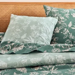 Drap plat percale de coton végétal