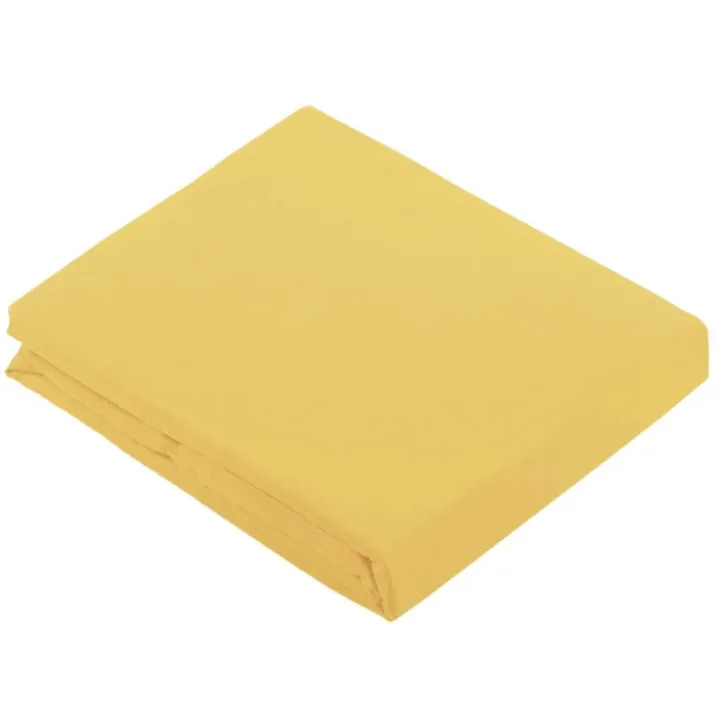 Drap Plat Uni en 100 % Coton
