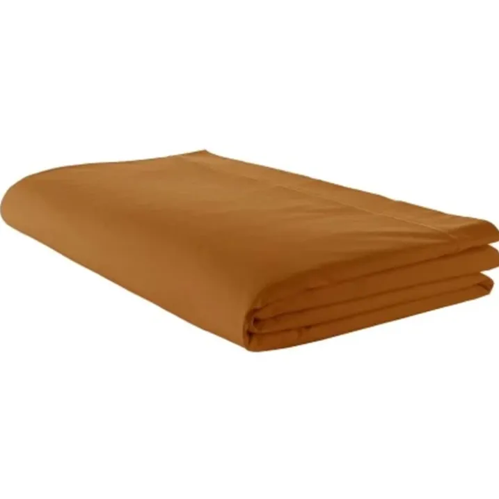 Drap Plat Uni en 100 % Coton