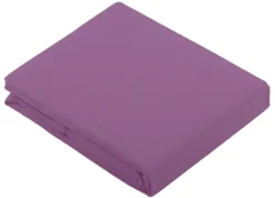 Drap Plat Uni en 100 % Coton