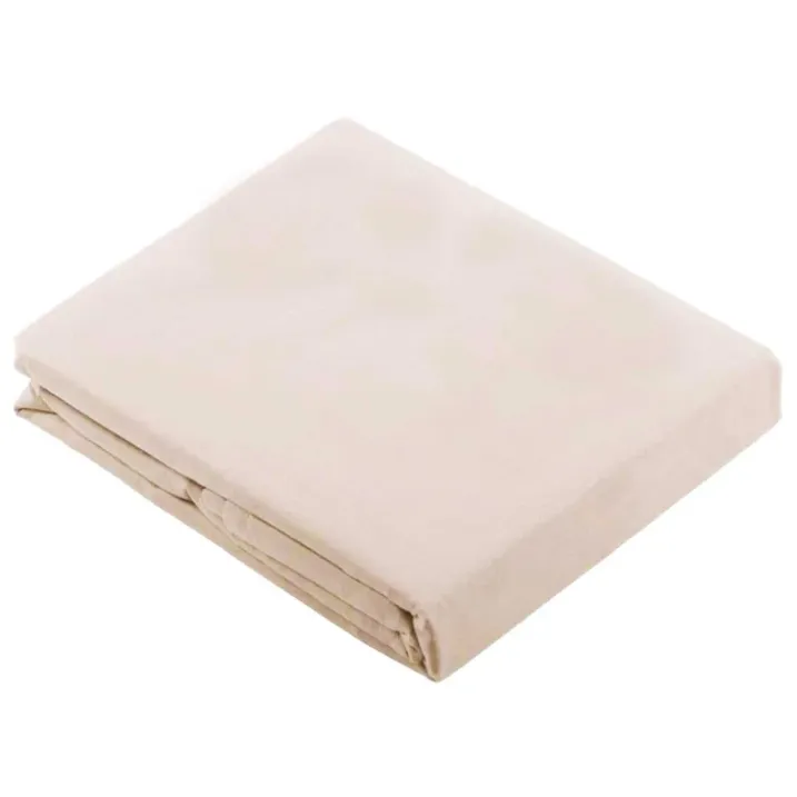 Drap Plat Uni en 100 % Coton