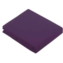 Drap Plat Uni en 100 % Coton