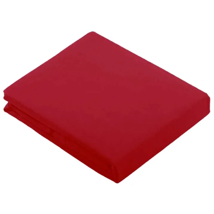 Drap Plat Uni en 100 % Coton
