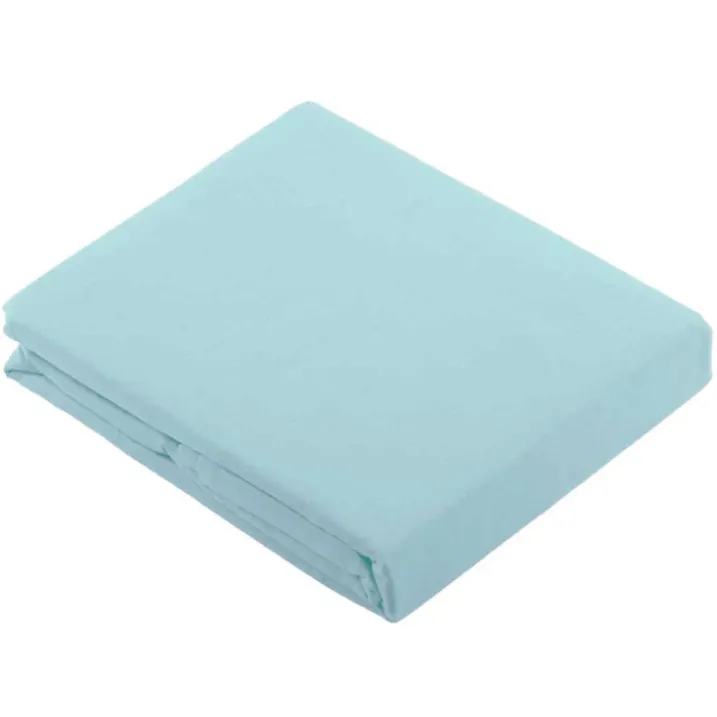 Drap Plat Uni en 100 % Coton