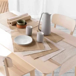 Duo de sets de table en jute