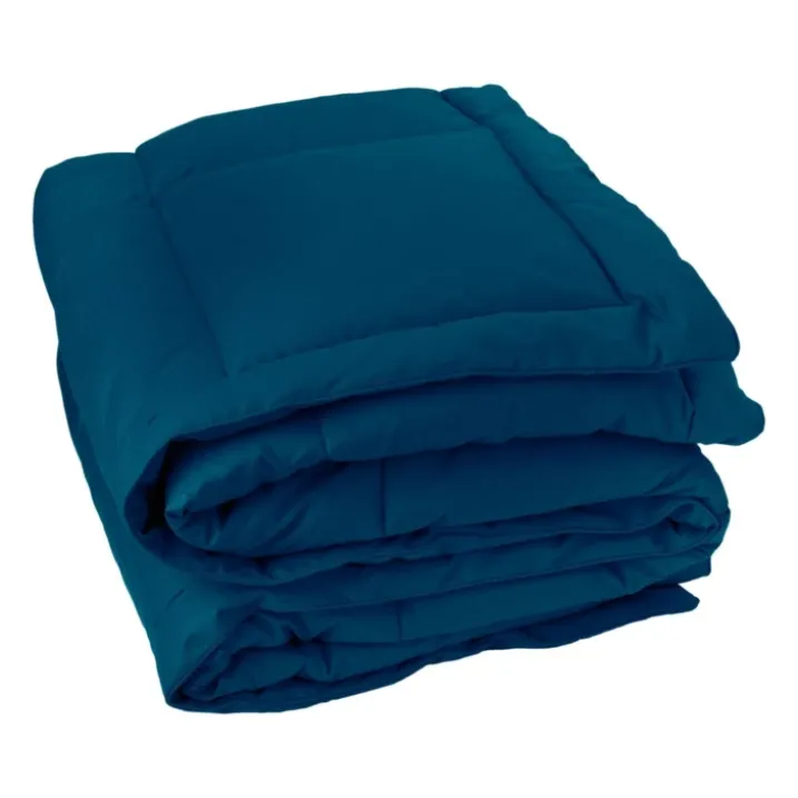 Edredon ou couvre-lit matelassé peau de pêche Oekotex