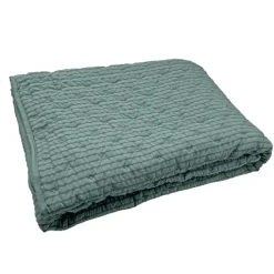 Edredon ou jeté de lit matelassé microfibre