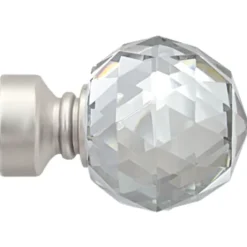 Embout 'Crystal' pour barre Ø 28 mm