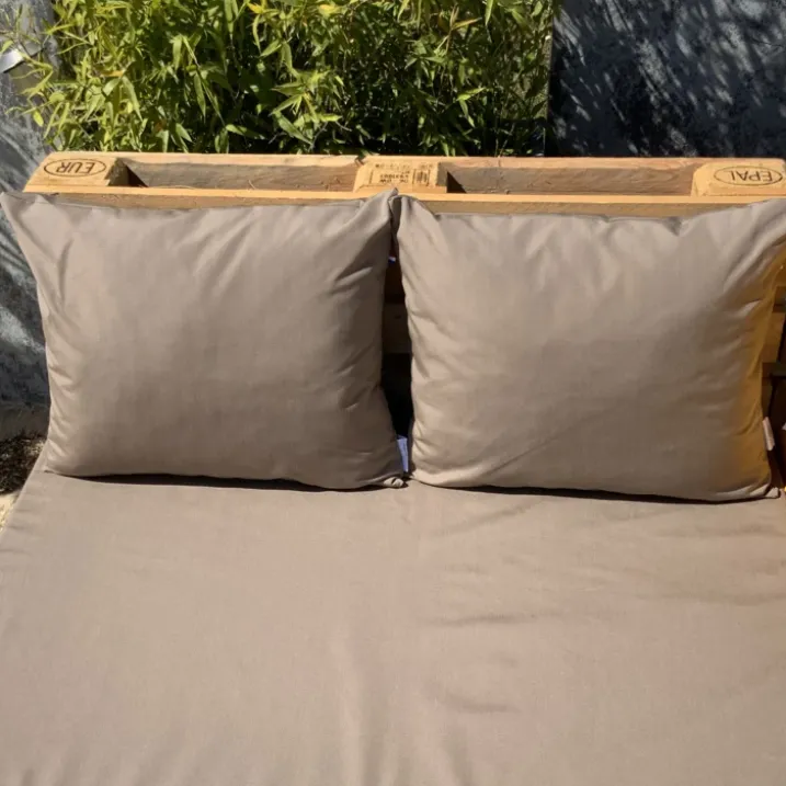 Ensemble de 2 coussins extérieurs pour salon palette